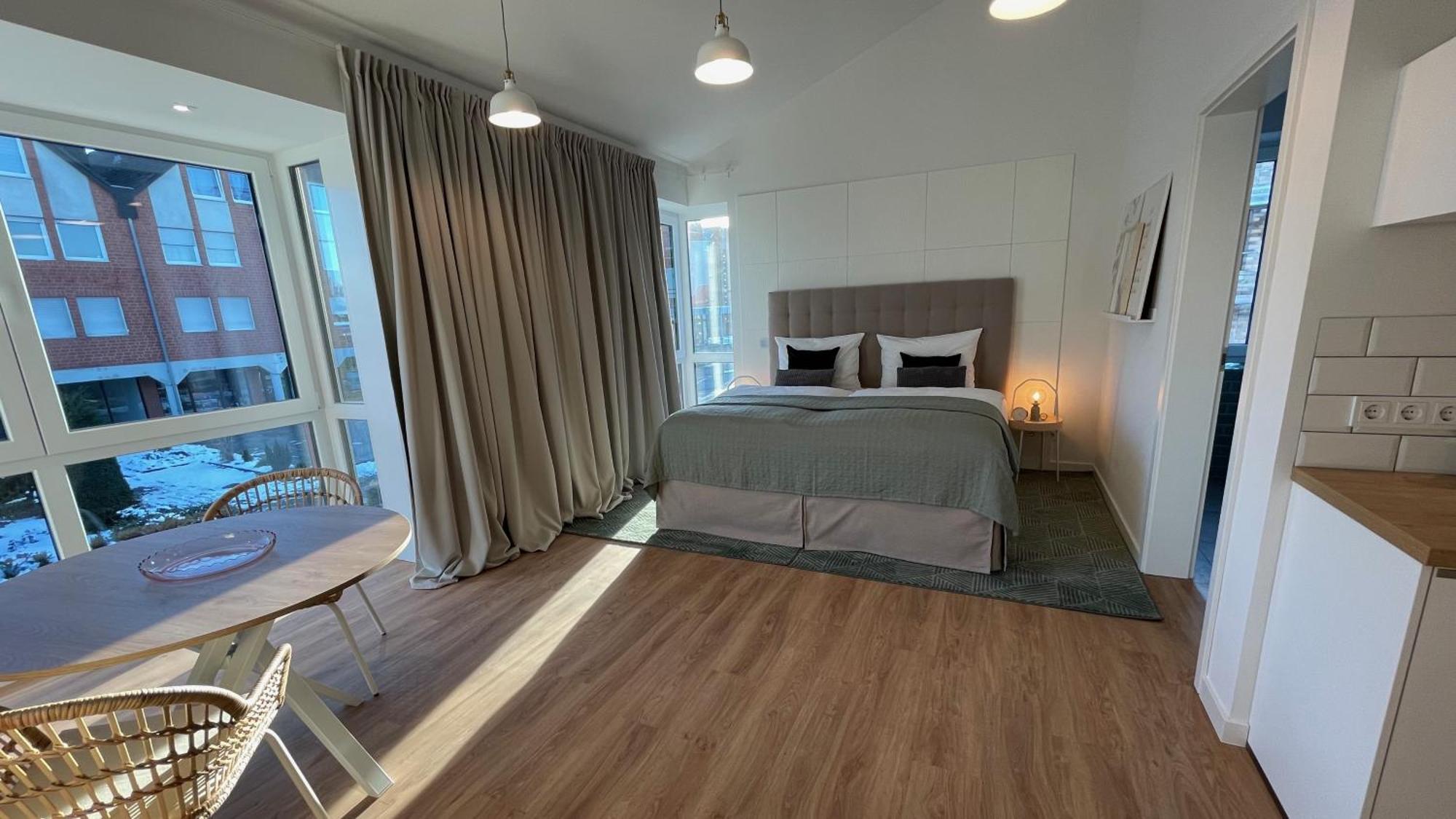 Moderne Neue Apartments Zum Wohlfuehlen Im Boardinghouse Bed & Butter Hasbergen Kültér fotó