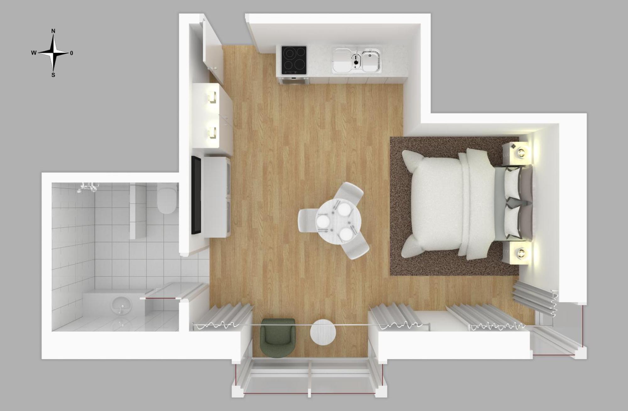 Moderne Neue Apartments Zum Wohlfuehlen Im Boardinghouse Bed & Butter Hasbergen Kültér fotó