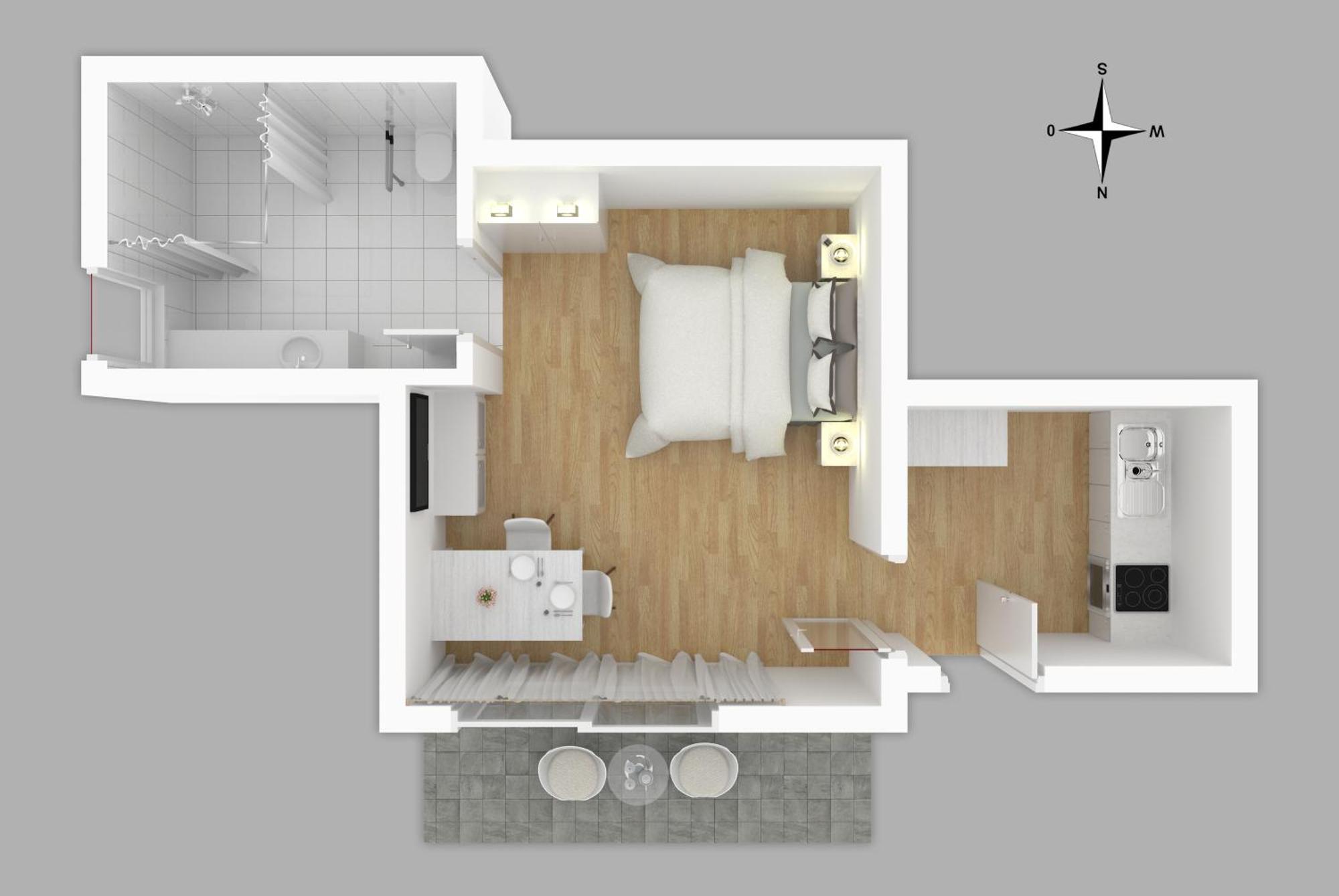 Moderne Neue Apartments Zum Wohlfuehlen Im Boardinghouse Bed & Butter Hasbergen Kültér fotó